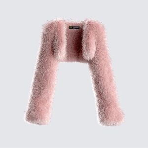 Pink Faux Fur Jacket